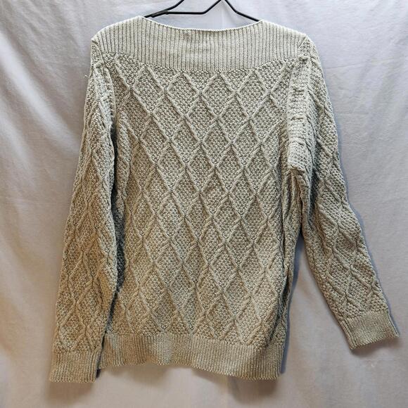 Croft And Barrow Womens Sweater Gray Size Large - Picture 6 of 6